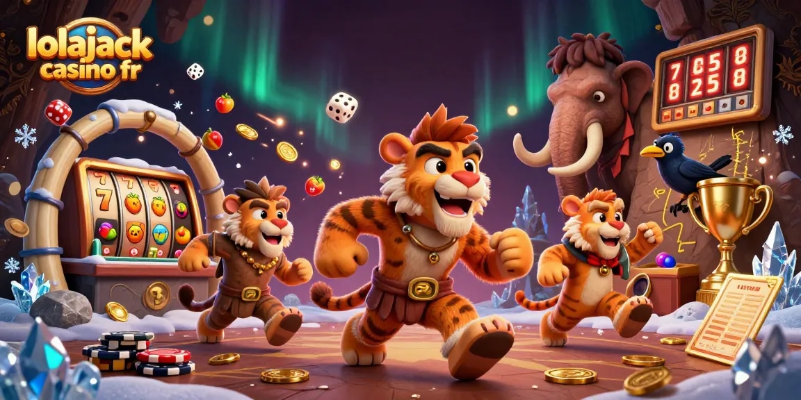 jouez à partir du lolajack casino fr avec des symboles de machines à sous et un décor animé