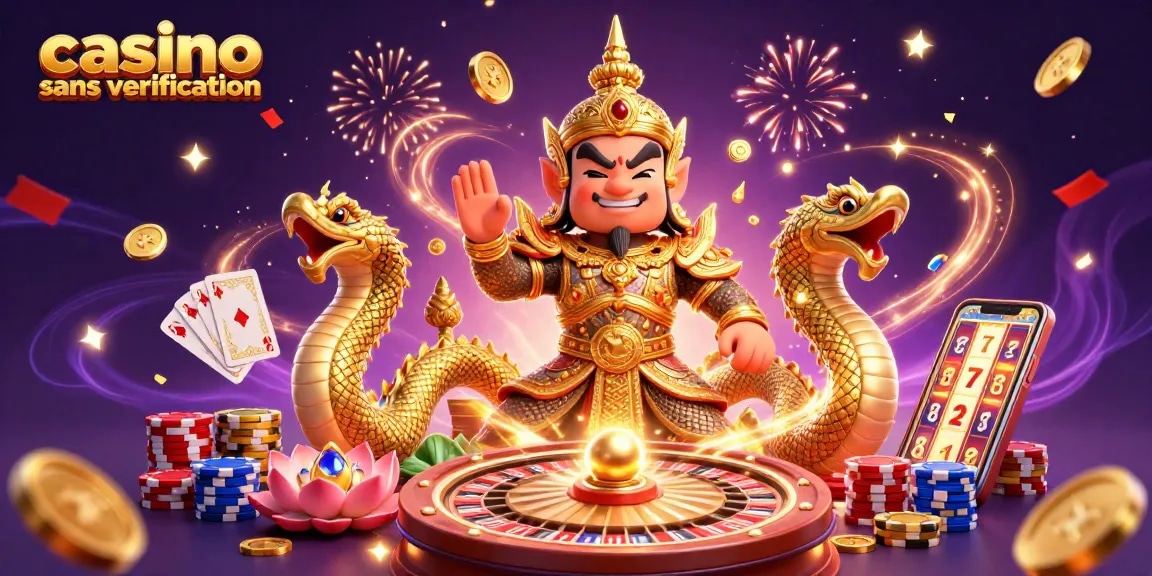 Profitez de jeux passionnants dans un casino sans vérification avec des jackpots et des gains instantanés.