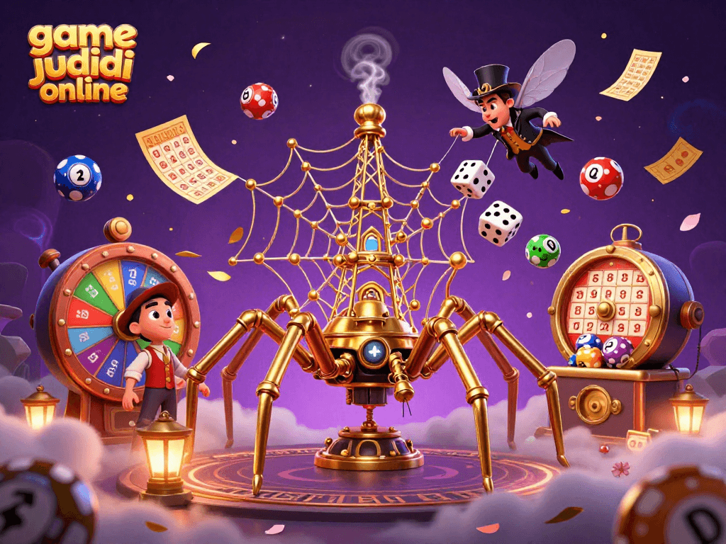 Menangkan game judi online dengan ilustrasi kasino 3D yang diisi dengan elemen menarik.
