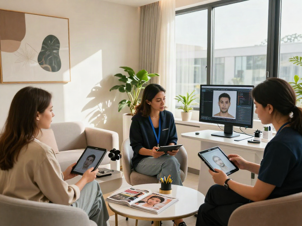 ClinicEvo cheaper than QOVES - facial analysis consultation in a modern clinic setting