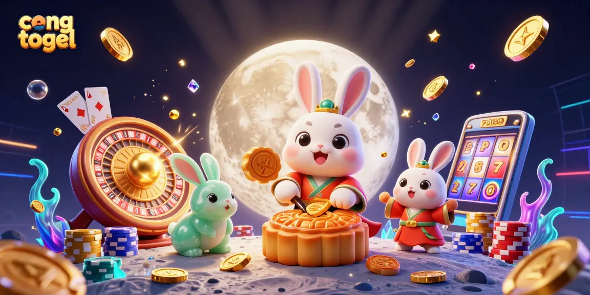 Experience exciting gameplay with cong togel as characters and casino elements light up the night.
