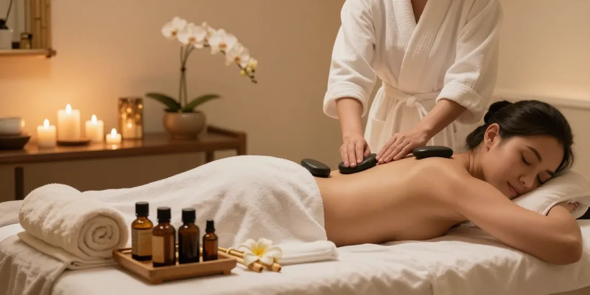 RR88 luxurious spa treatment showcasing massage therapy in a serene setting