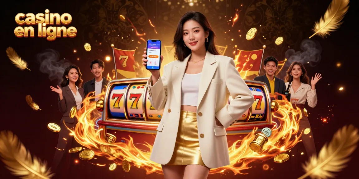 Expérience de casino en ligne avec des éléments vibrants illustrant l'engagement d'une femme dans le jeu.