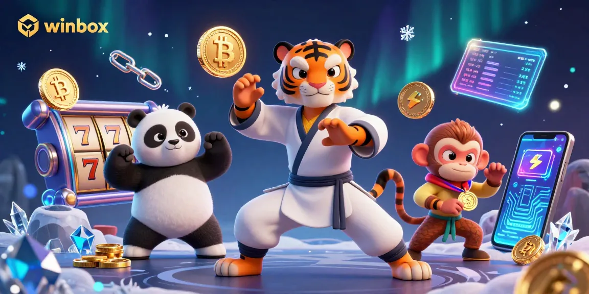Engage with Winbox's thrilling slots and crypto games in an exciting casino scene.
