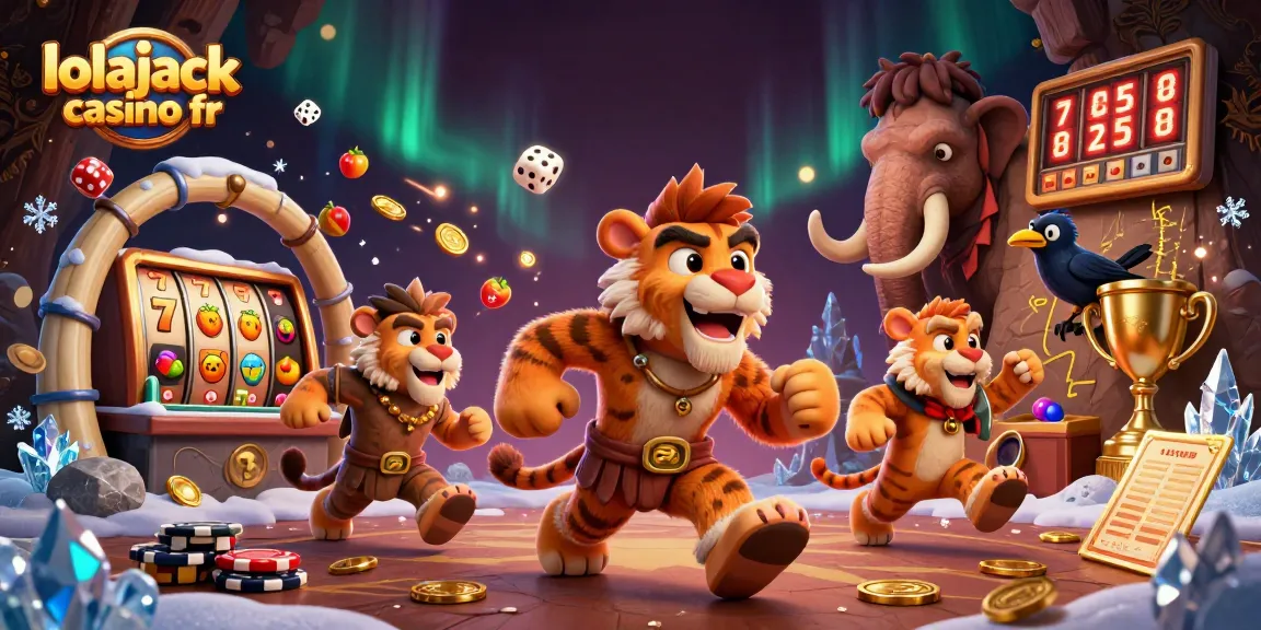 jouez à partir du lolajack casino fr avec des symboles de machines à sous et un décor animé