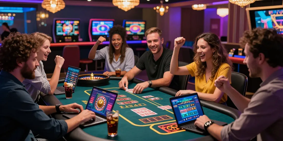 Situs Resmi Dominobet players enjoying thrilling live casino games in an engaging virtual environment.