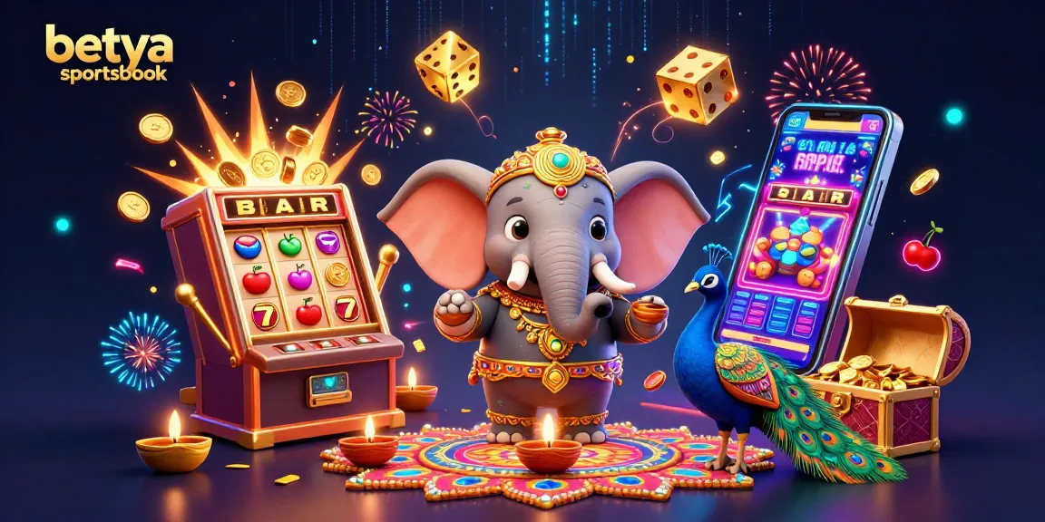 Betya sportsbook features vibrant 3D elephant and peacock celebrating wins with dynamic casino elements.