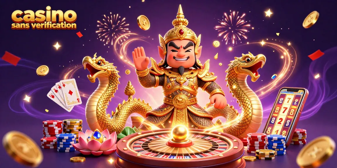 Profitez de jeux passionnants dans un casino sans vérification avec des jackpots et des gains instantanés.