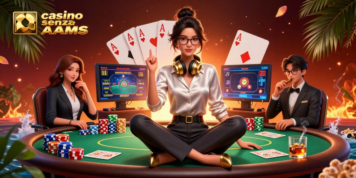 Scopri l'emozione del casino senza AAMS con azioni di poker dinamiche e visuali mozzafiato.