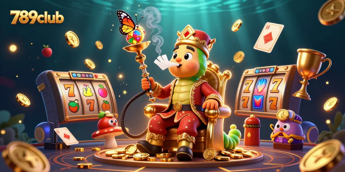 Experience the thrill of 789club with a 3D illustration of gaming excitement and jackpots.