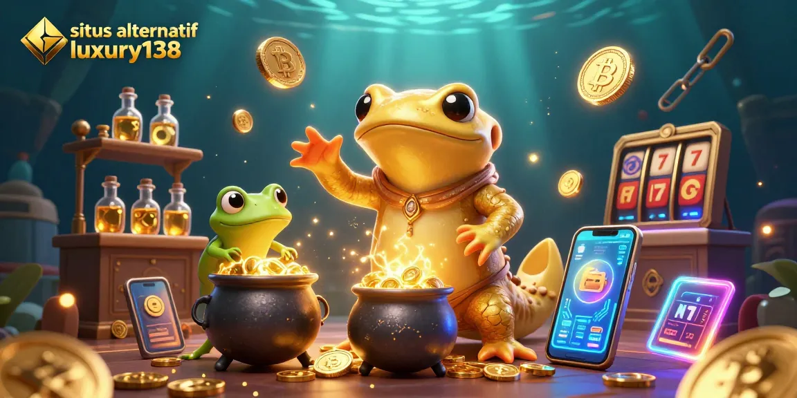 Experience the thrilling vibes of situs alternatif luxury138 with dynamic casino elements and colorful 3D characters.