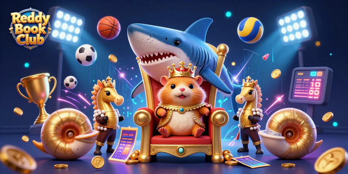 Bet on exciting sports games with Reddy Book Club's engaging 3D casino scene featuring animated sports elements.