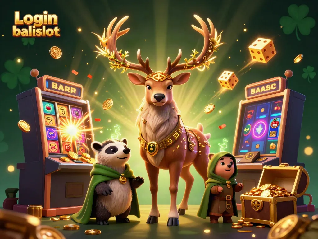 Experience thrilling jackpots and vibrant gameplay with Login balislot in this dynamic casino scene.