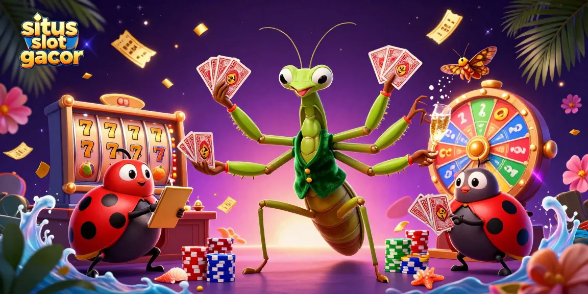 Engage in thrilling gameplay with situs slot gacor, where vibrant slot reels and joyful characters bring luck!