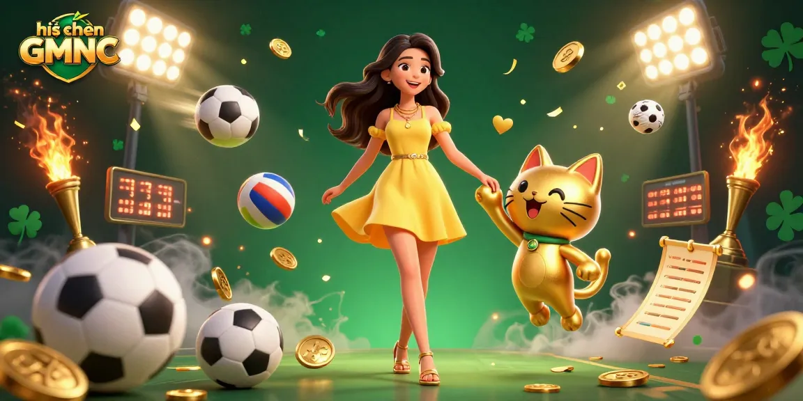 Experience the vibrant world of hệ thống GMNC with this lively 3D casino illustration.