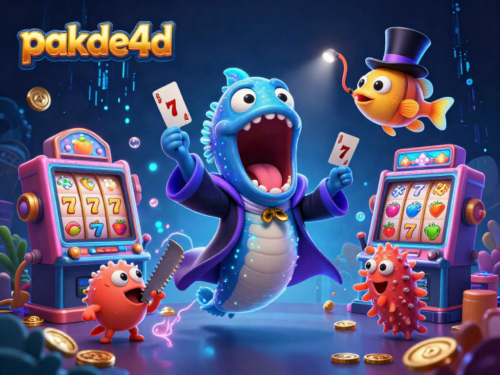 Engage with pakde4d's thrilling casino games featuring vibrant slot machines and magical underwater characters.