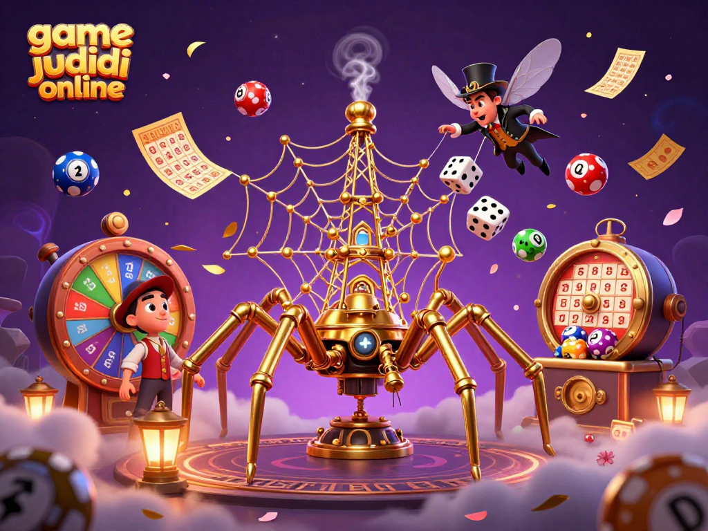 Menangkan game judi online dengan ilustrasi kasino 3D yang diisi dengan elemen menarik.