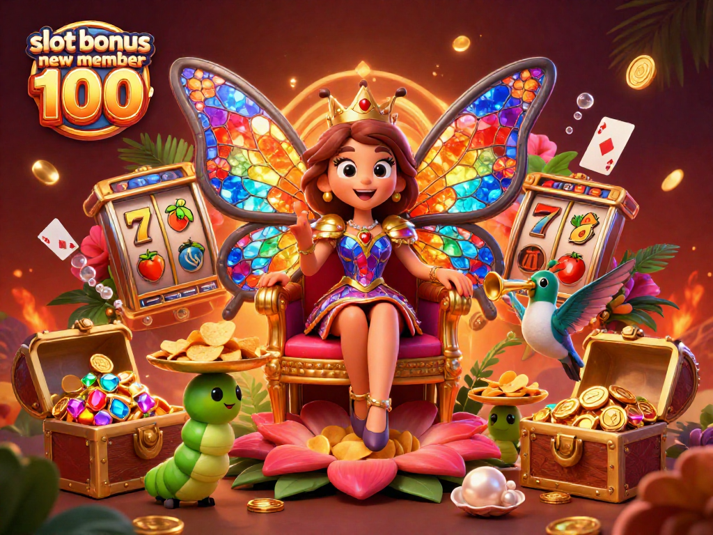 Join the excitement of winning with slot bonus new member 100 at an engaging casino scene.