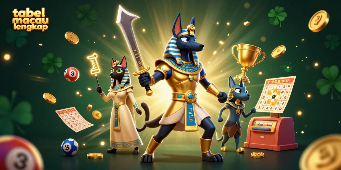 Engage with the dynamic world of tabel macau lengkap featuring ancient Egyptian themes and lottery elements.