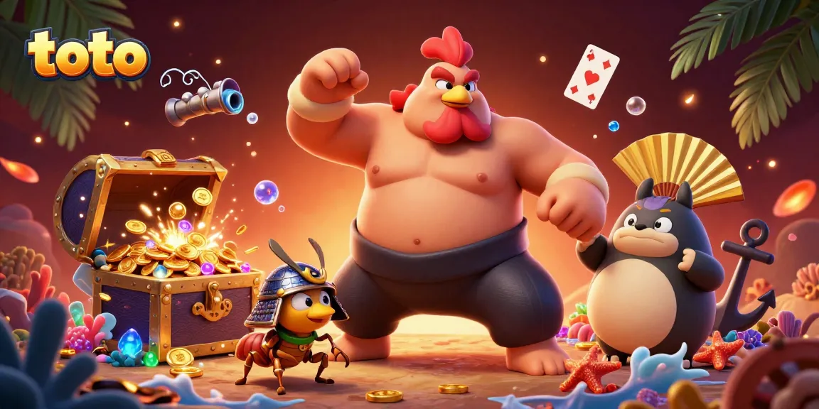 Gali kemenangan luar biasa dalam permainan toto dengan ilustrasi kasino bertema perang ayam yang menarik.