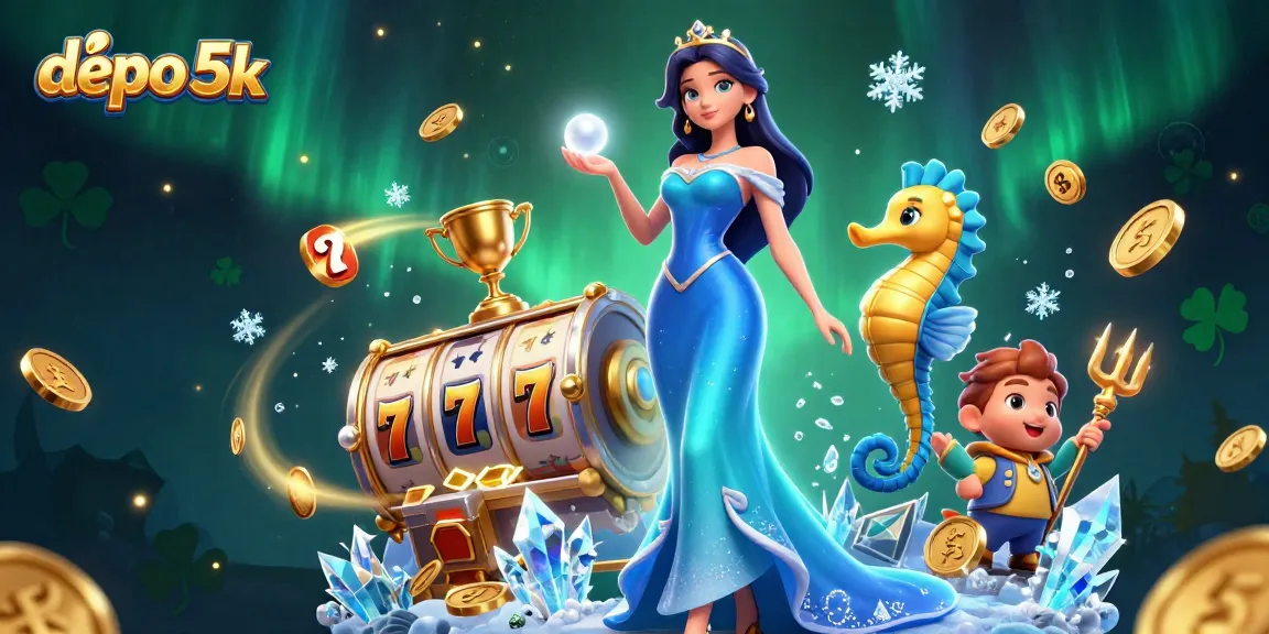 Experience big wins on depo 5k with captivating slots and vibrant 3D characters.