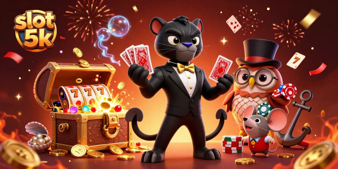 Experience thrilling wins with the vibrant scene featuring slot 5k champions in action.