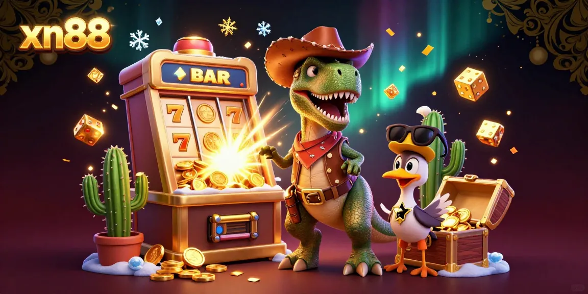 Spin for big rewards with xn88 in this vibrant 3D casino scene full of action and excitement.