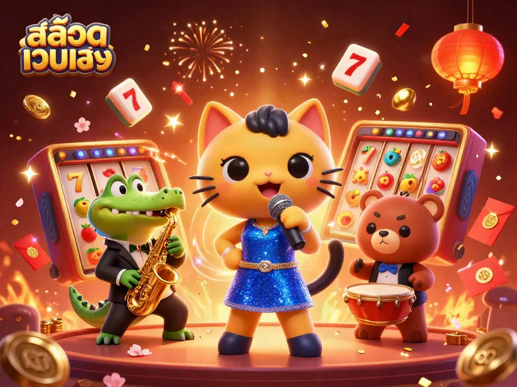สนุกไปกับสล็อตเว็บตรงพร้อมนักร้องแมวการ์ตูนสุดน่ารักในคาสิโน