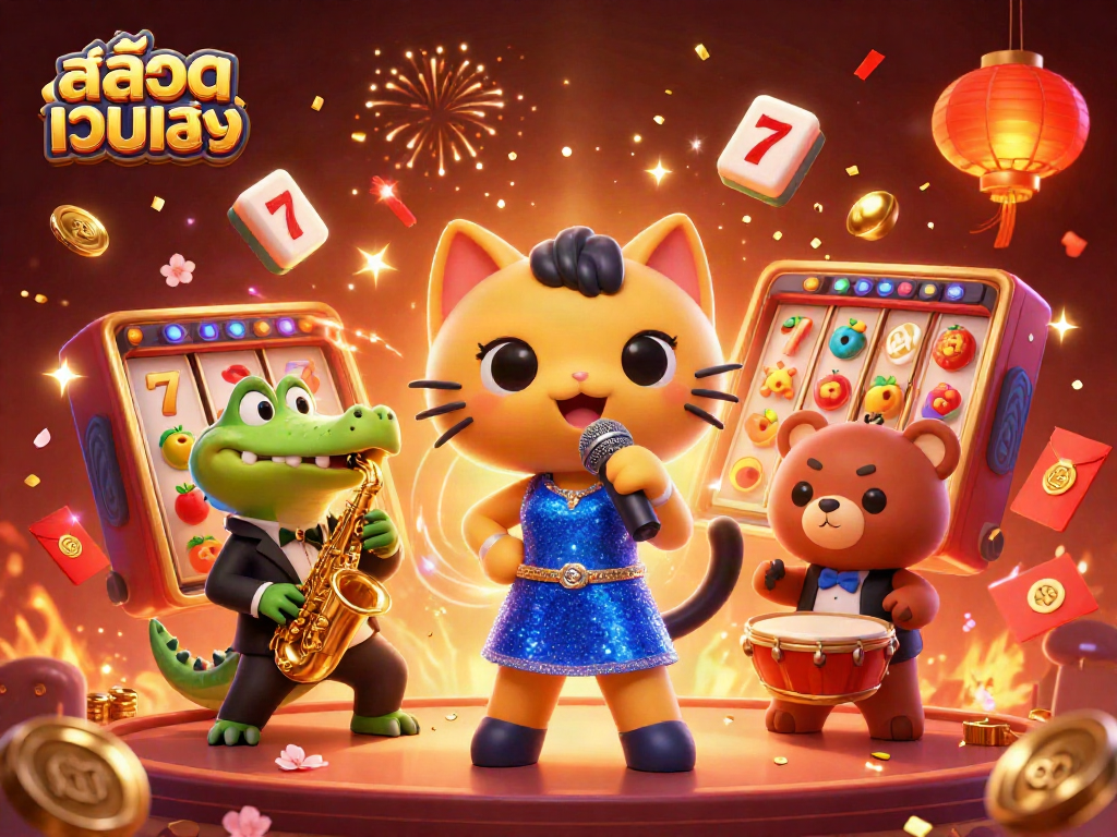 สนุกไปกับสล็อตเว็บตรงพร้อมนักร้องแมวการ์ตูนสุดน่ารักในคาสิโน