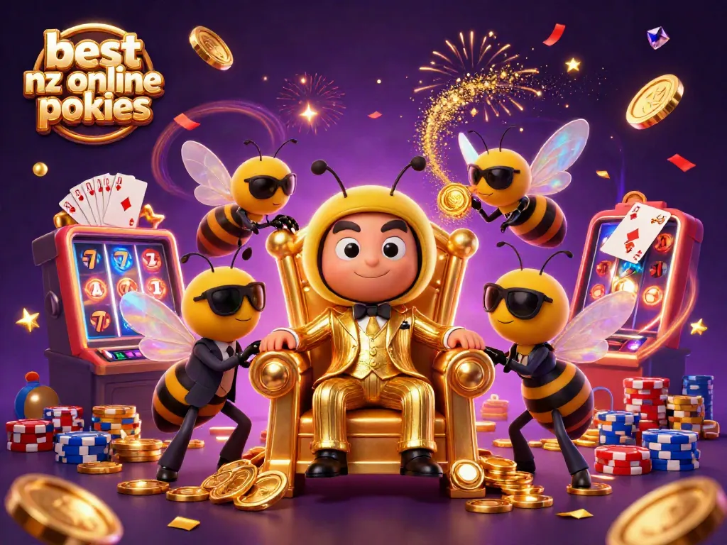 Experience the thrill of the best nz online pokies with vibrant characters and rich casino elements.