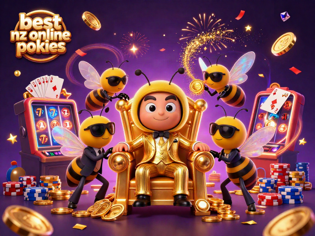 Experience the thrill of the best nz online pokies with vibrant characters and rich casino elements.