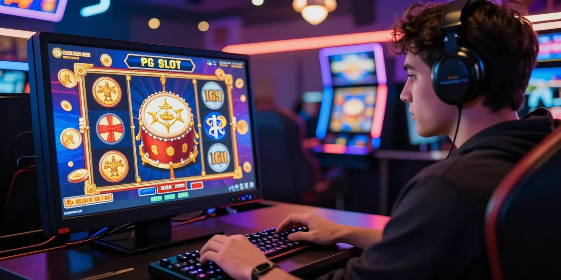 Player engaging with the Lucky Drum slot game in a vibrant digital casino environment.