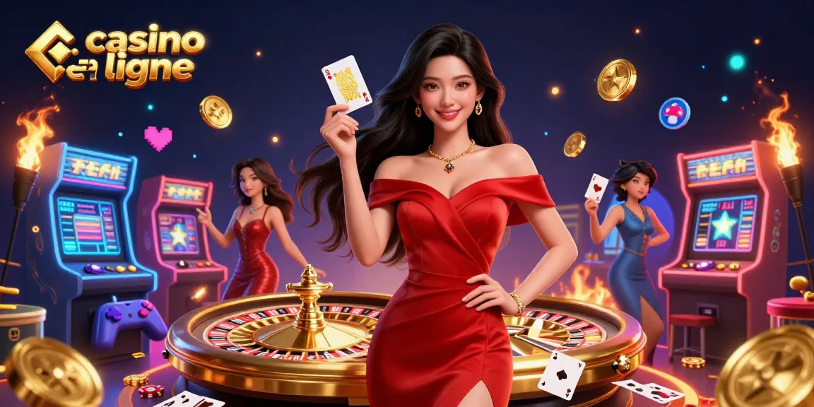 Découvrez un gameplay captivant avec la scène impressionnante de casino en ligne mettant en vedette un joueur magnifique.