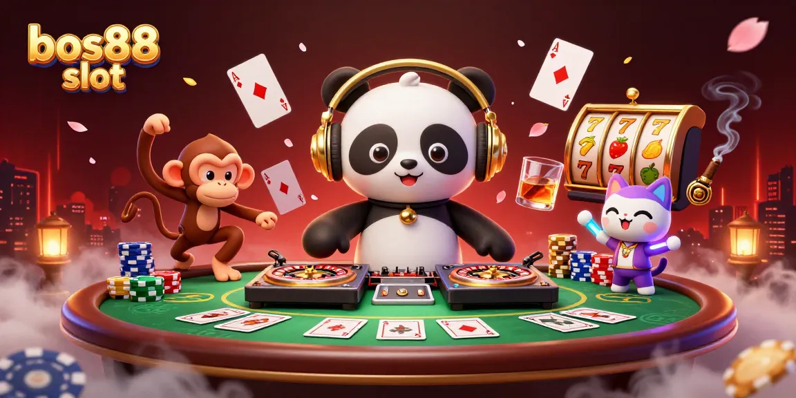 Experience thrilling gameplay with bos88 slot amidst vibrant 3D casino action.