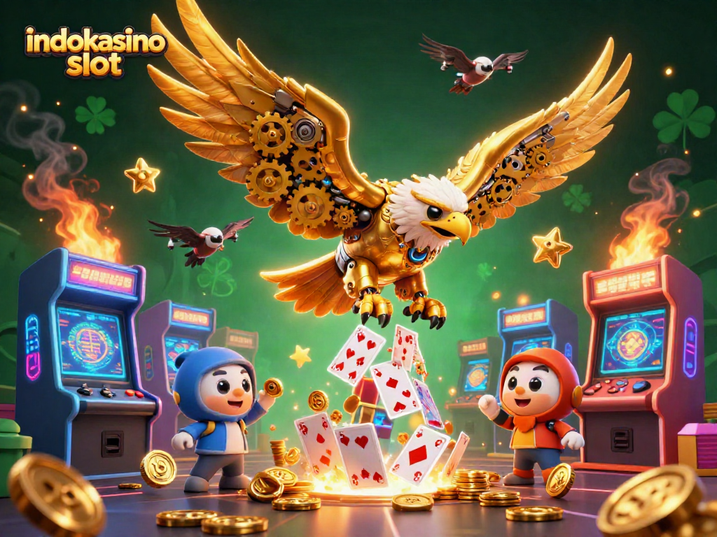 Menangkan hadiah besar di indokasino slot dengan ilustrasi 3D slot penuh aksi dan permainan kasino.