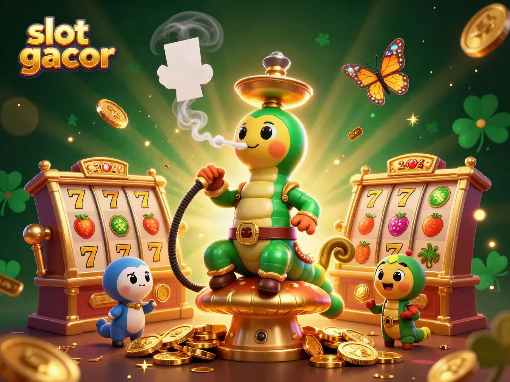 Experience the thrill of slot gacor with vibrant 3D characters, dynamic elements, and a colorful casino theme.