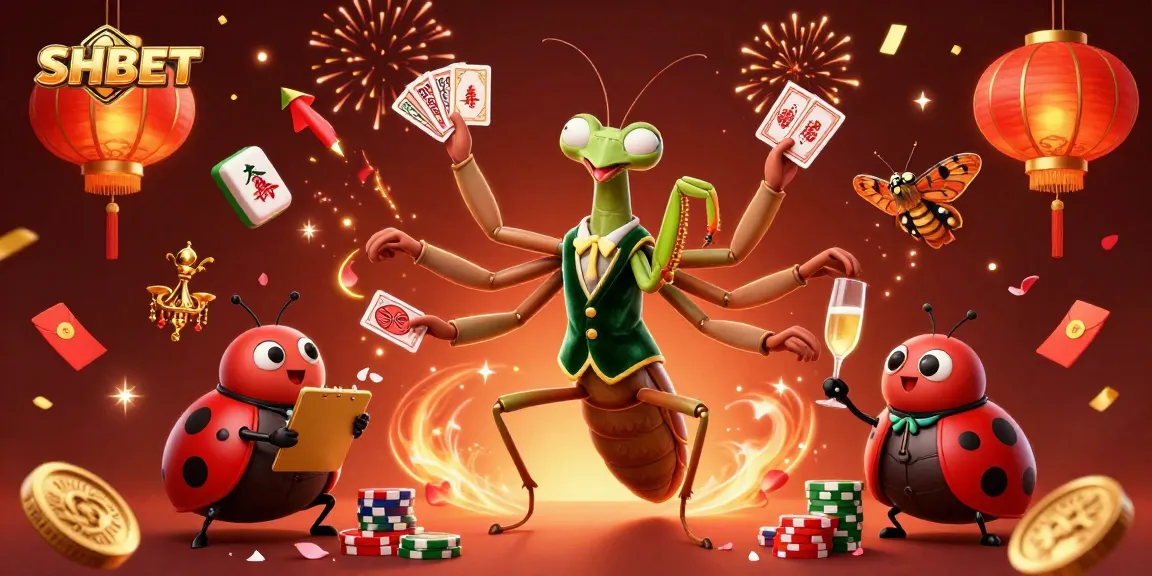 Experience winning thrills at SH BET with vibrant casino-themed 3D illustration featuring exciting game elements.